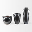 Mercana Kora Dark Metallic Double Ear Vase