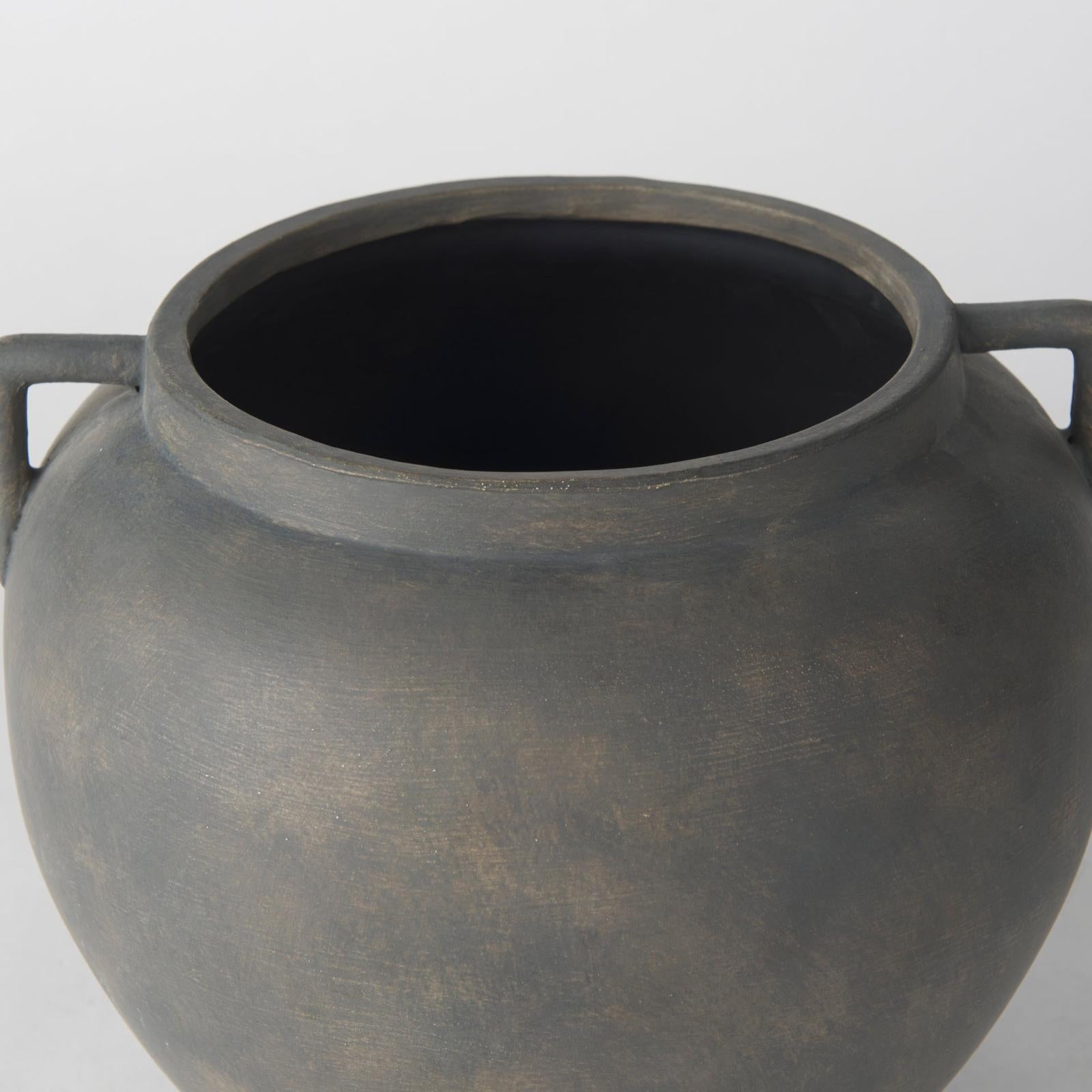 Mercana Kilian Brown-Gray Double Ear Vase