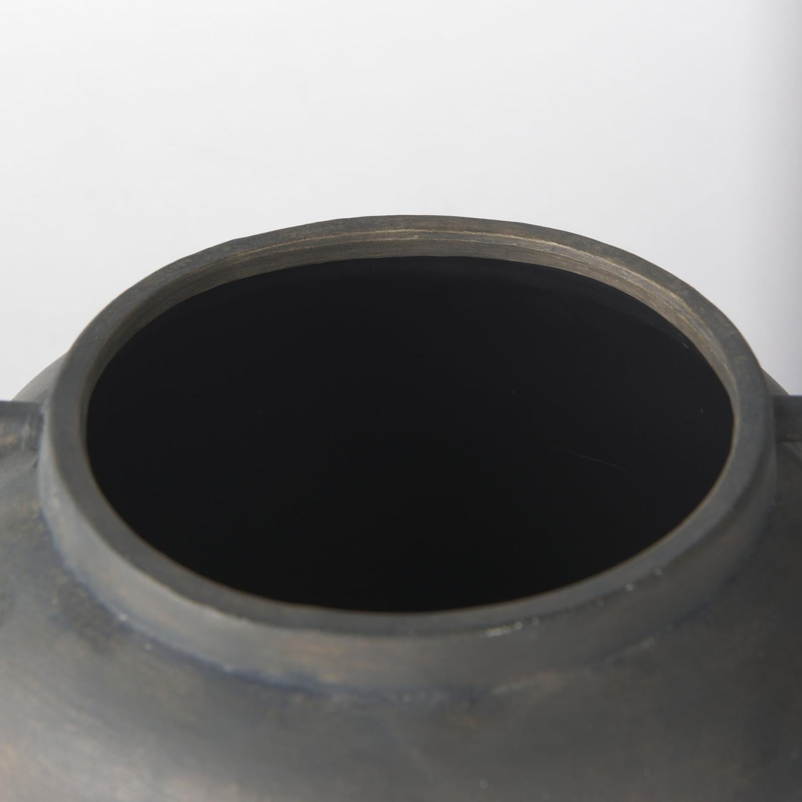 Mercana Kilian Brown-Gray Double Ear Vase