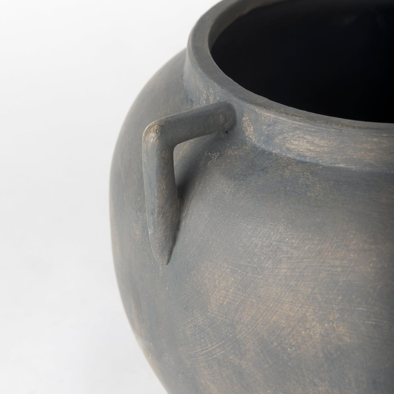 Mercana Kilian Brown-Gray Double Ear Vase