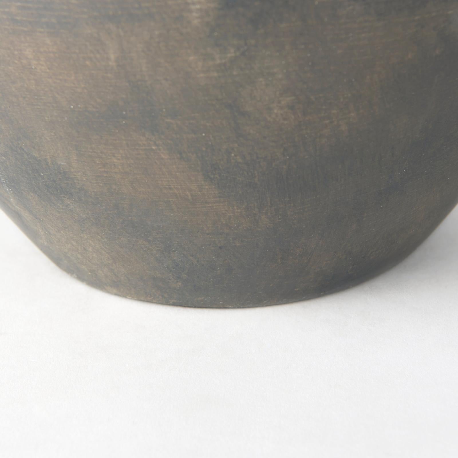 Mercana Kilian Brown-Gray Double Ear Vase