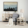 Mercana Guilia Metal Frame Sling Accent Chair Clearance