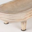 Mercana Carver White Washed Wood Trays- Set of 2