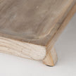 Mercana Carver White Washed Wood Trays- Set of 2