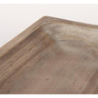 Mercana Carver White Washed Wood Trays- Set of 2