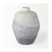 Mercana Blume Off-White w/ Gray Textured Vase