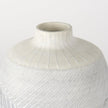 Mercana Blume Off-White w/ Gray Textured Vase