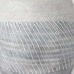 Mercana Blume Off-White w/ Gray Textured Vase