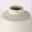 Mercana Blume Off-White w/ Gray Textured Vase
