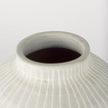 Mercana Blume Off-White w/ Gray Textured Vase
