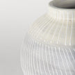Mercana Blume Off-White w/ Gray Textured Vase