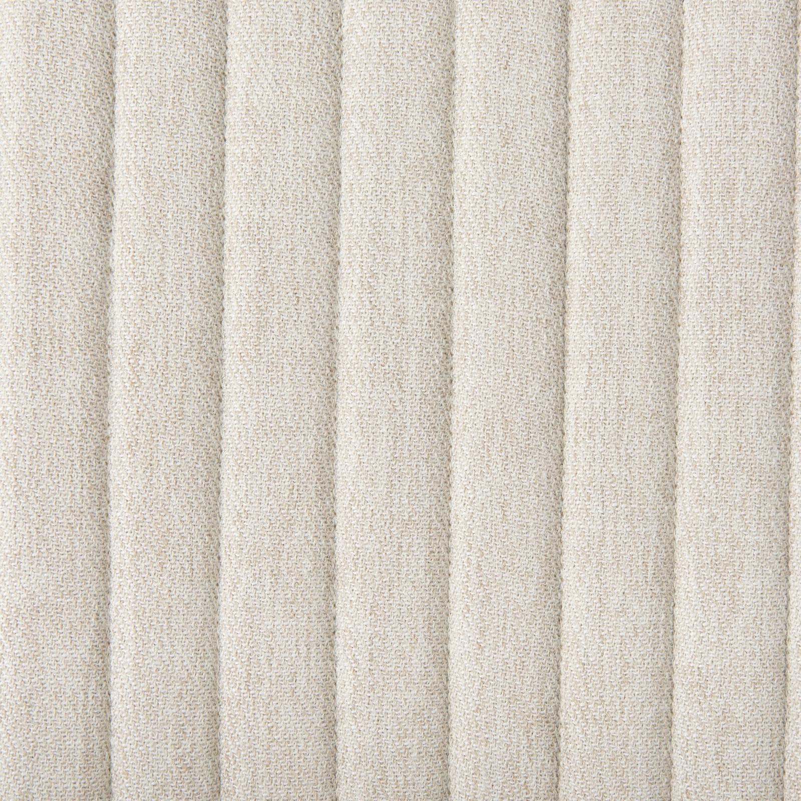 Mercana Tahoe Cream Fabric and Black-Brown Wood Dining Chair