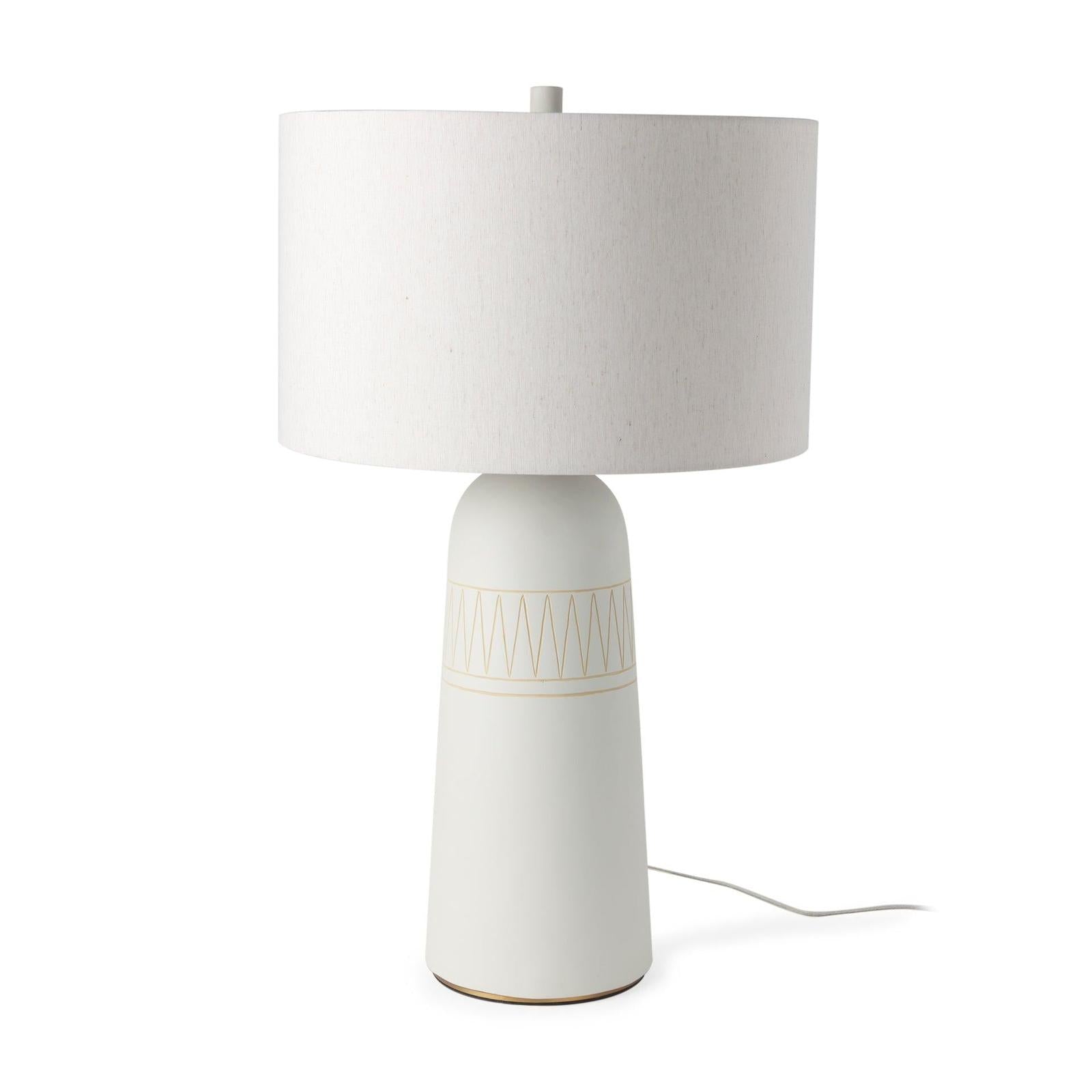 Mercana Javier Base W/Cream Shade Table Lamp