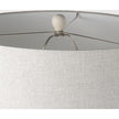 Mercana Cato Cream Base W/White Shade Table Lamp Clearance