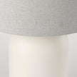 Mercana Cato Cream Base W/White Shade Table Lamp Clearance