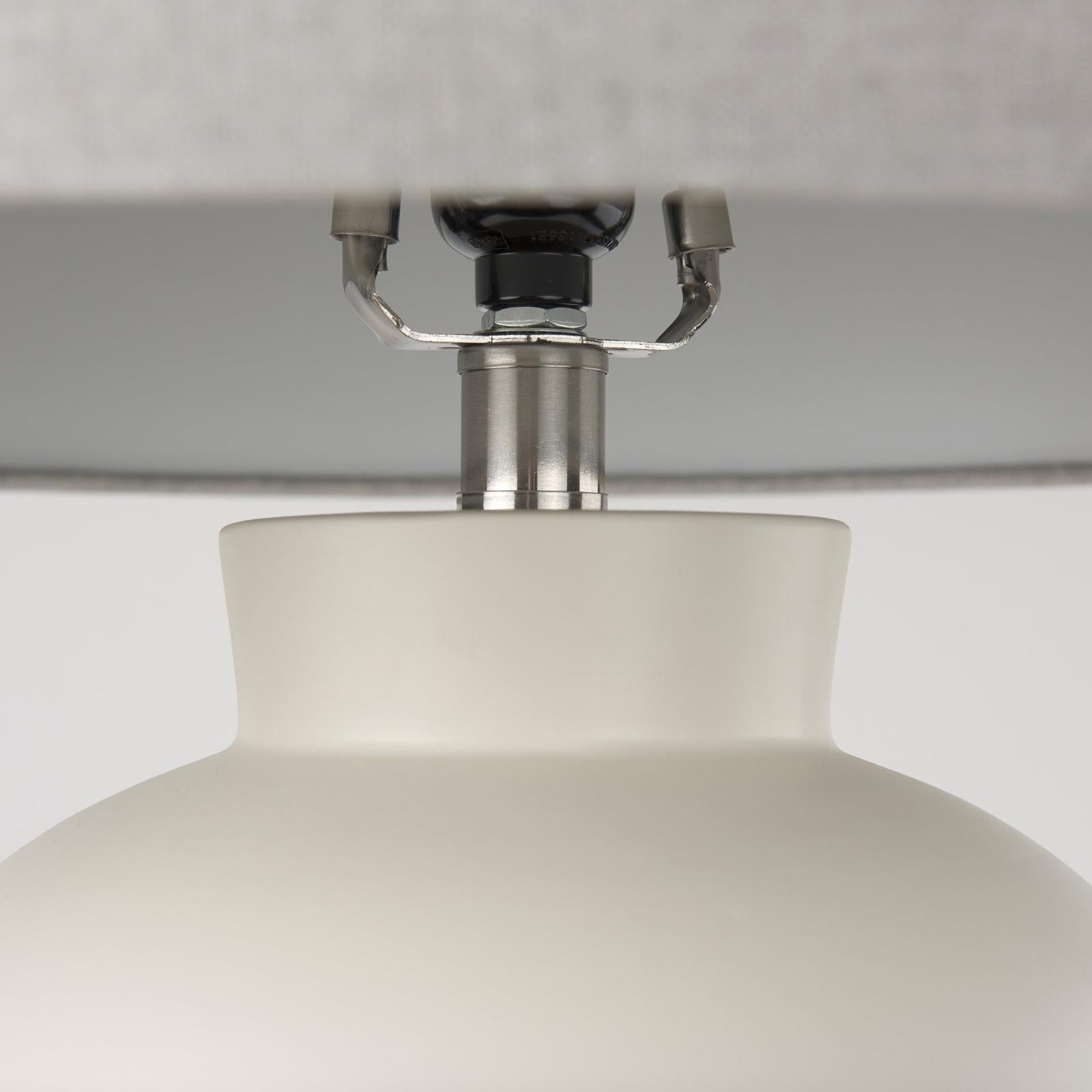Mercana Cato Cream Base W/White Shade Table Lamp Clearance