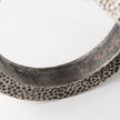 Mercana Rafiki Two Blackened Hammered Finish Metal Conjoined Circles