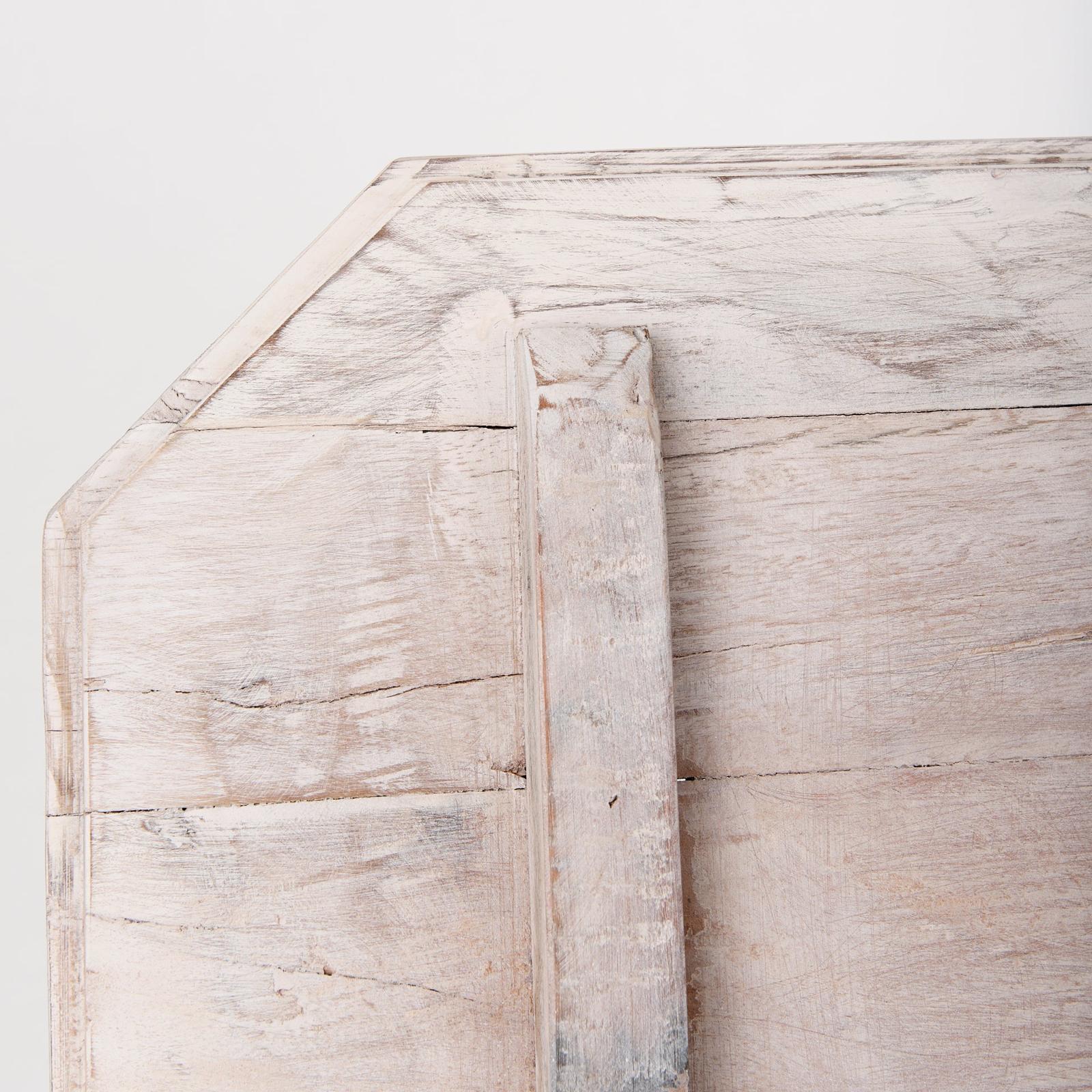Mercana Esagono Octagonal Reclaimed Wood End/Side Table w/ Storage Clearance