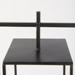 Mercana Albus I Large Black Metal Rectangular Table Candle Holder