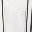 Mercana Albus I Large Black Metal Rectangular Table Candle Holder