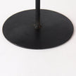 Mercana Lorenz Light Brown Wood W/ Black Metal Base Round Decorative Display Stands-Set of 3