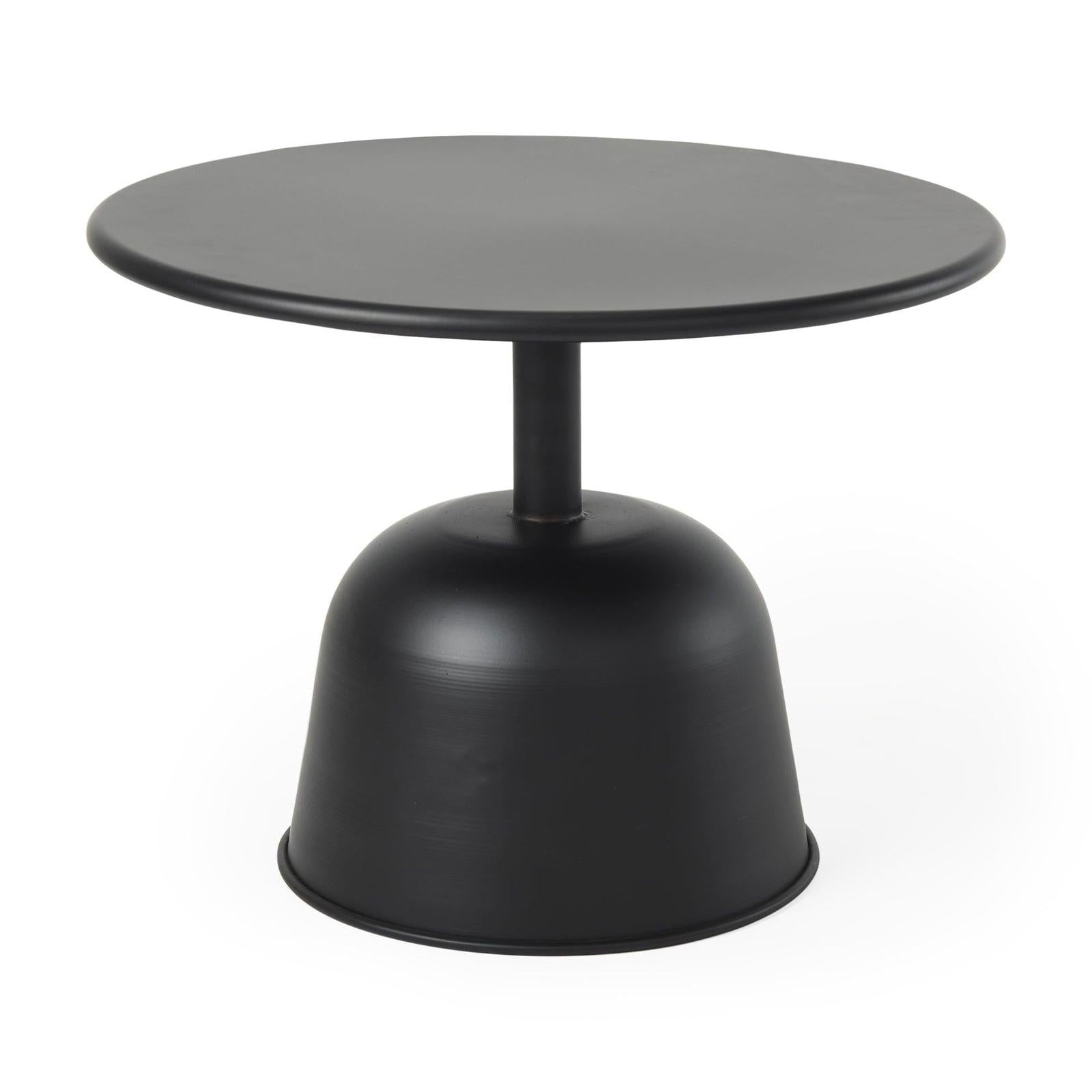 Mercana Talulla Matte Black Metal Accent Table