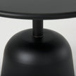 Mercana Talulla Matte Black Metal Accent Table