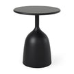 Mercana Talulla Matte Black Metal Accent Table