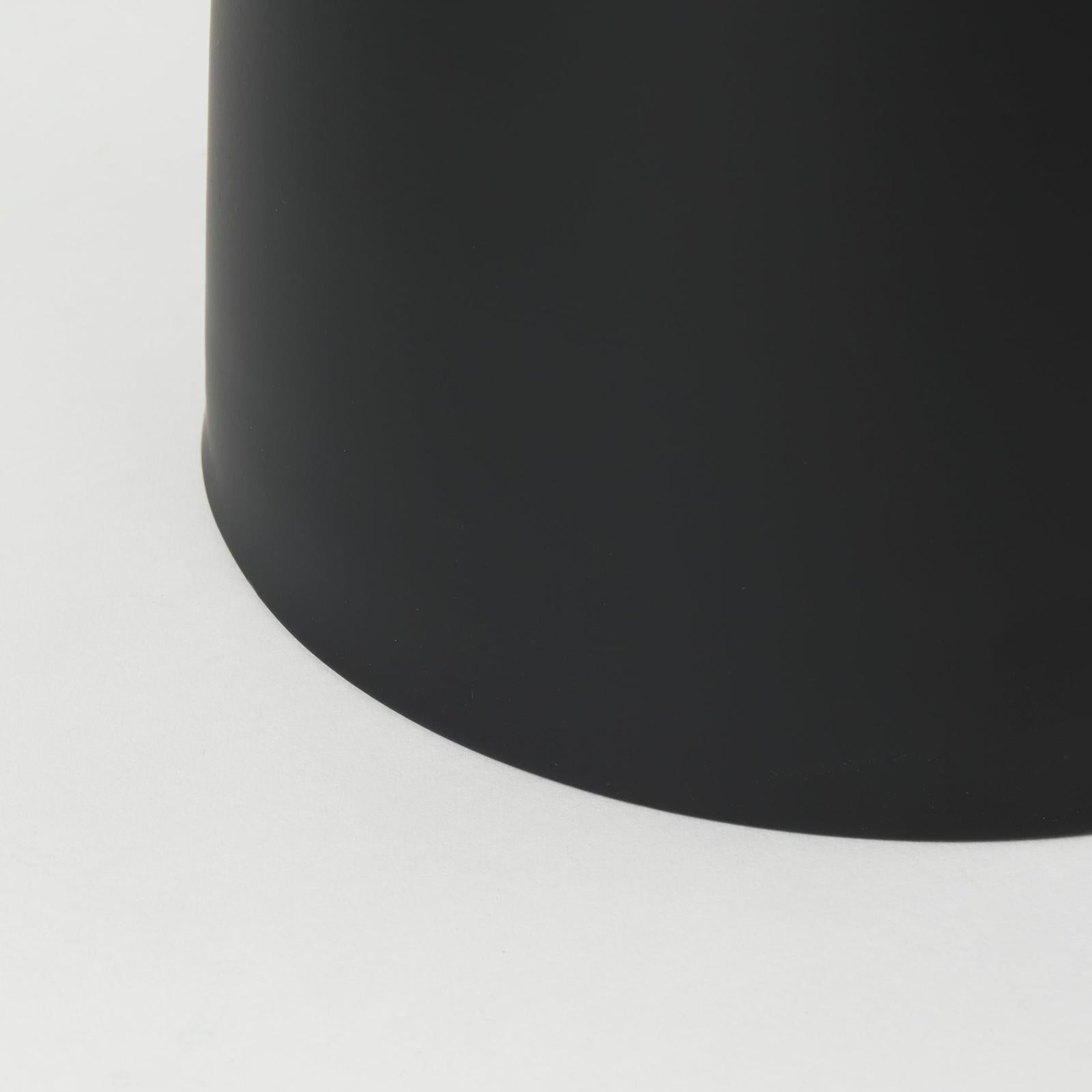Mercana Talulla Matte Black Metal Accent Table