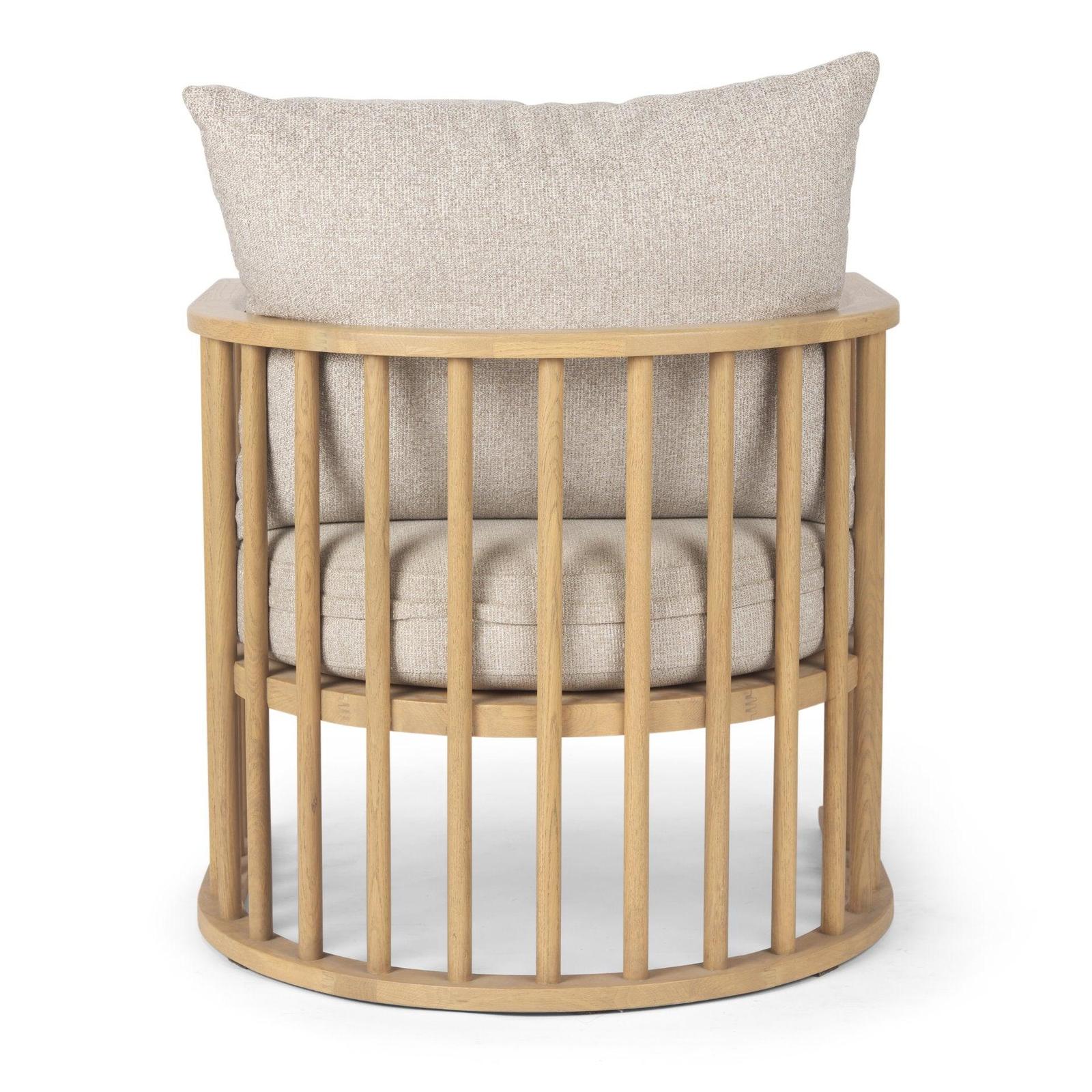Mercana Kopari Wood Accent Chair Clearance