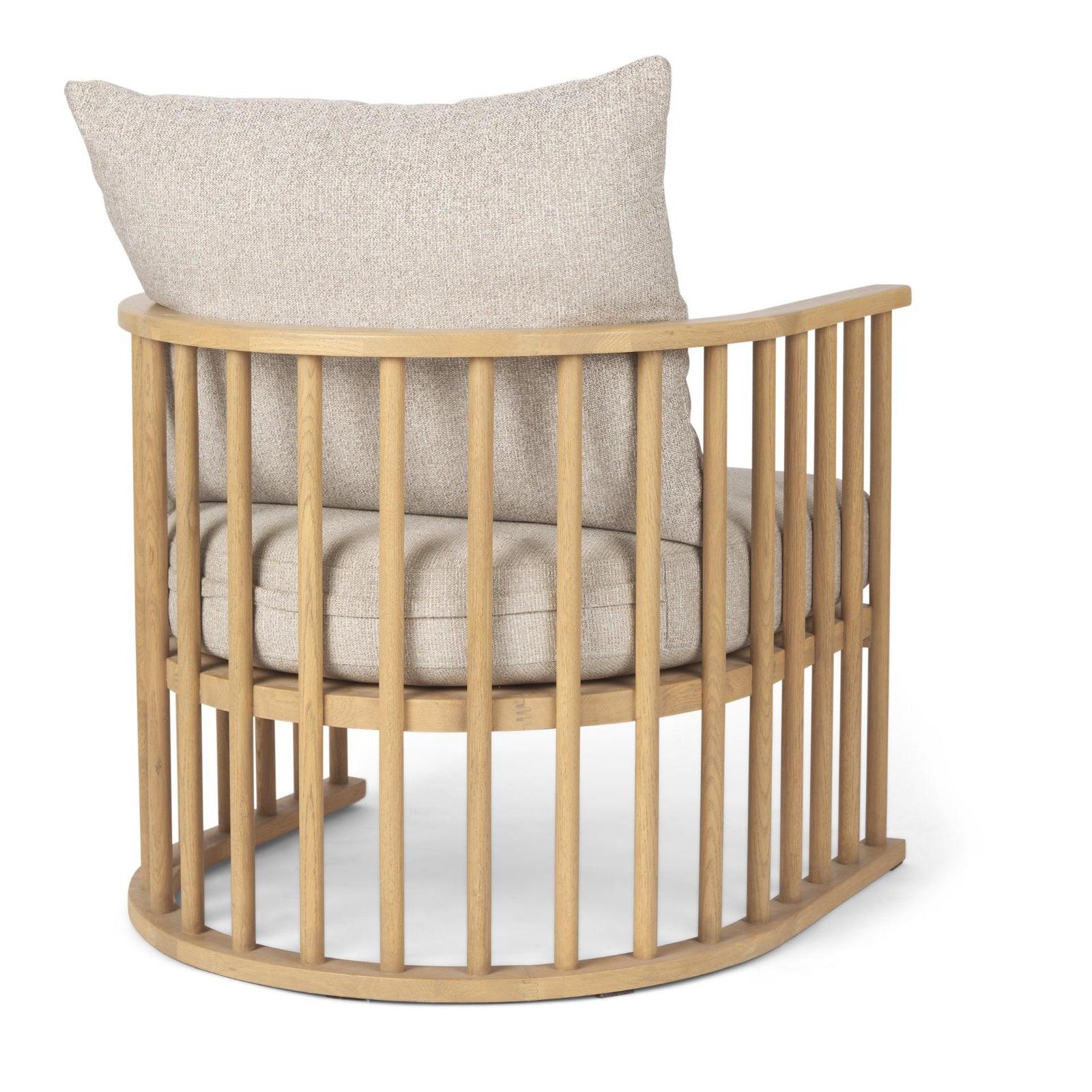 Mercana Kopari Wood Accent Chair Clearance