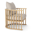 Mercana Kopari Wood Accent Chair Clearance