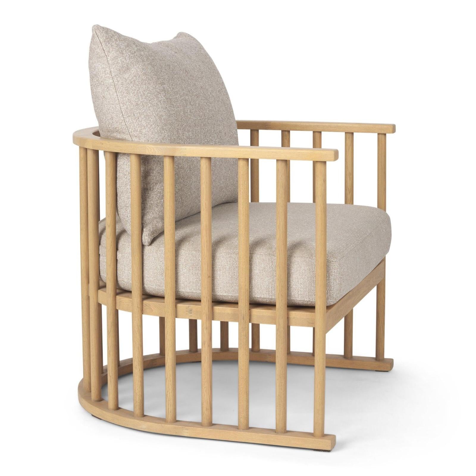 Mercana Kopari Wood Accent Chair Clearance