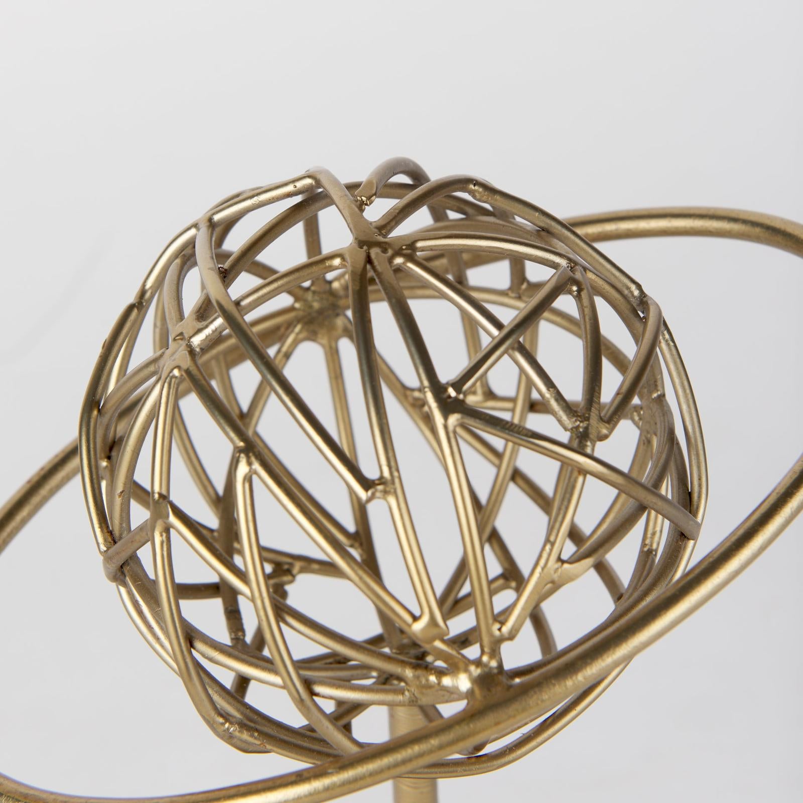 Mercana Atlas Gold Metal Solar System Ornament