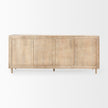 Mercana Tucker Wood w/ Carved Arch Pattern 4 Door Sideboard