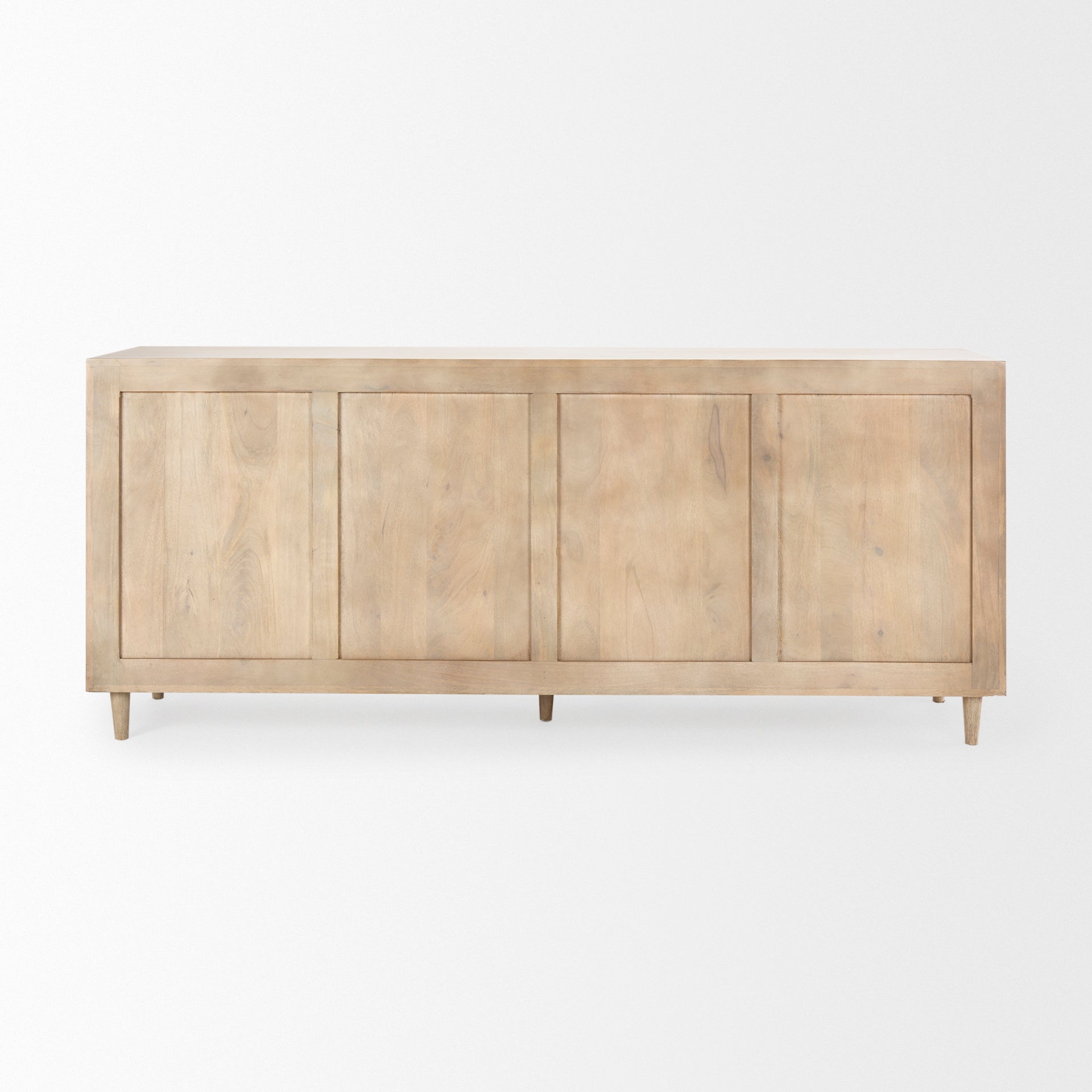 Mercana Tucker Wood w/ Carved Arch Pattern 4 Door Sideboard