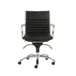 Euro Style Dirk Low Back Office Chair in Leatherette