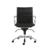 Euro Style Dirk Low Back Office Chair in Leatherette
