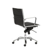 Euro Style Dirk Low Back Office Chair in Leatherette