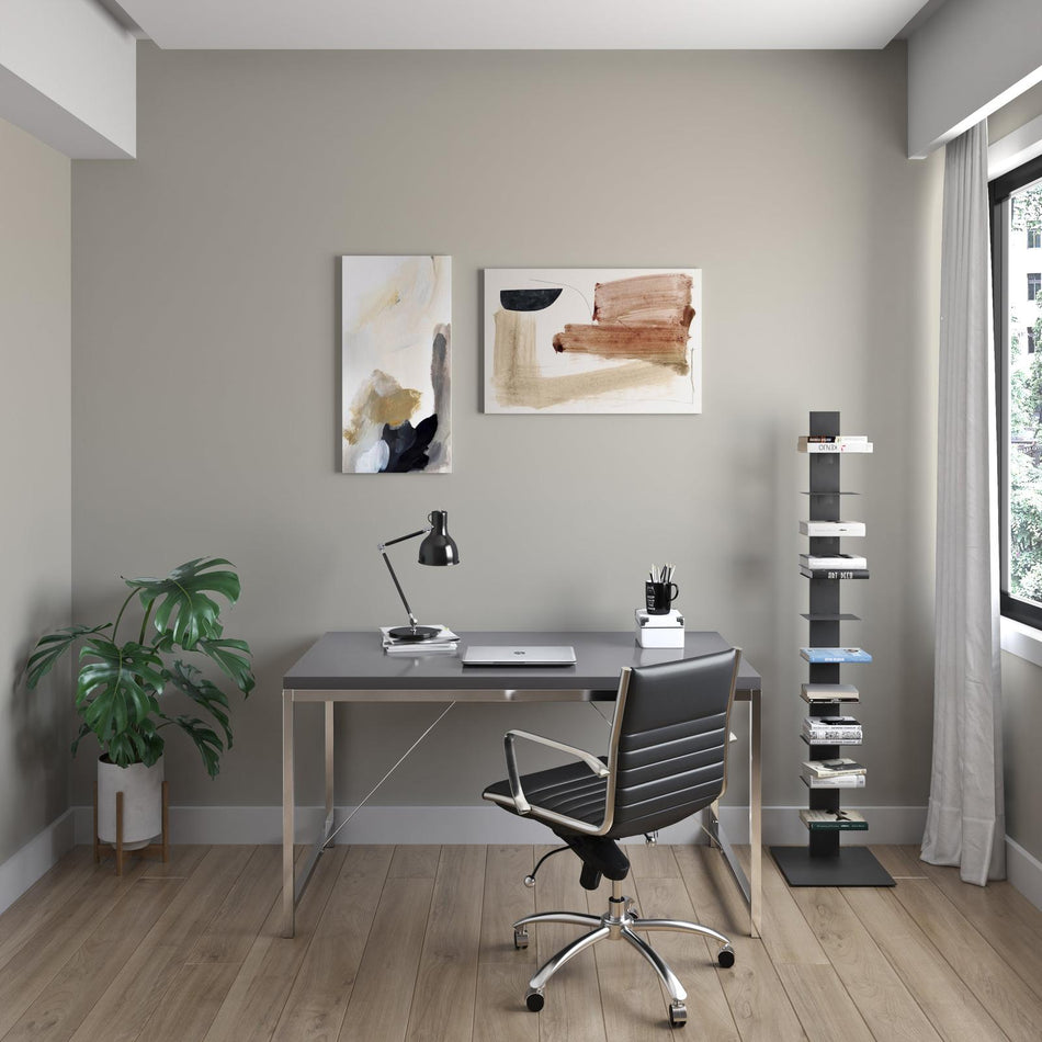 Euro Style Dirk Low Back Office Chair in Leatherette