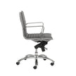 Euro Style Dirk Low Back Office Chair in Leatherette