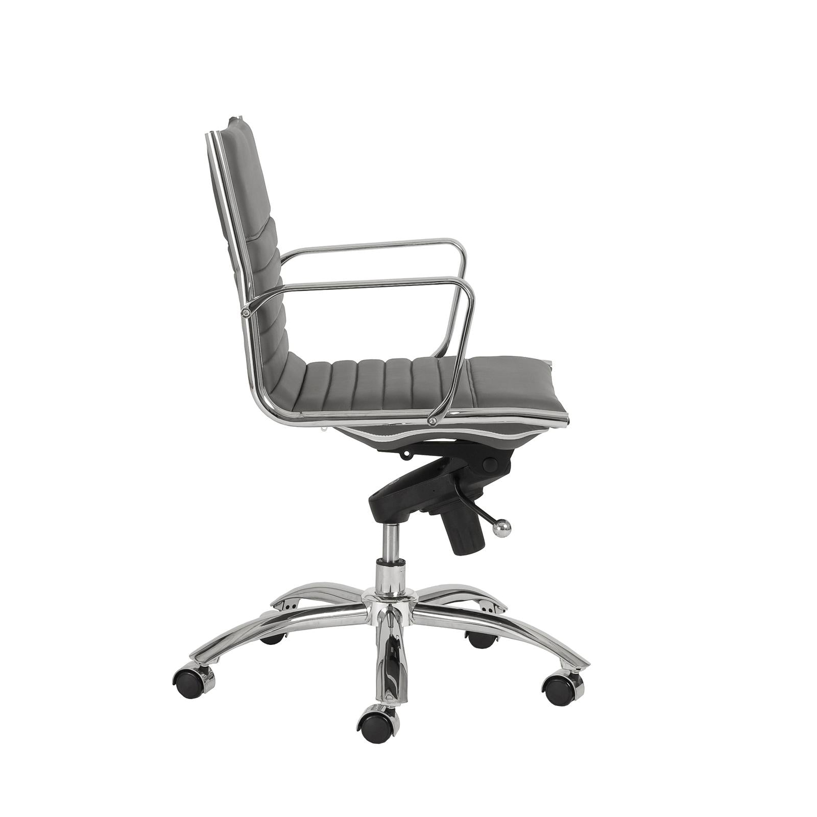 Euro Style Dirk Low Back Office Chair in Leatherette