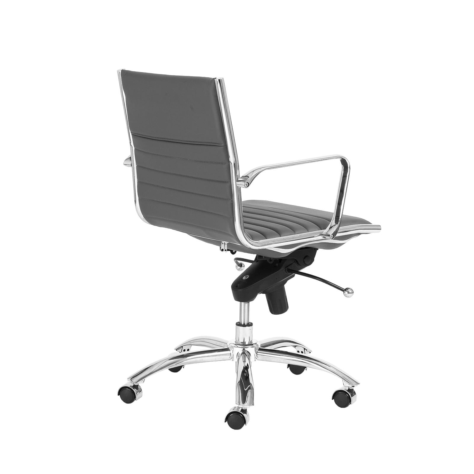 Euro Style Dirk Low Back Office Chair in Leatherette