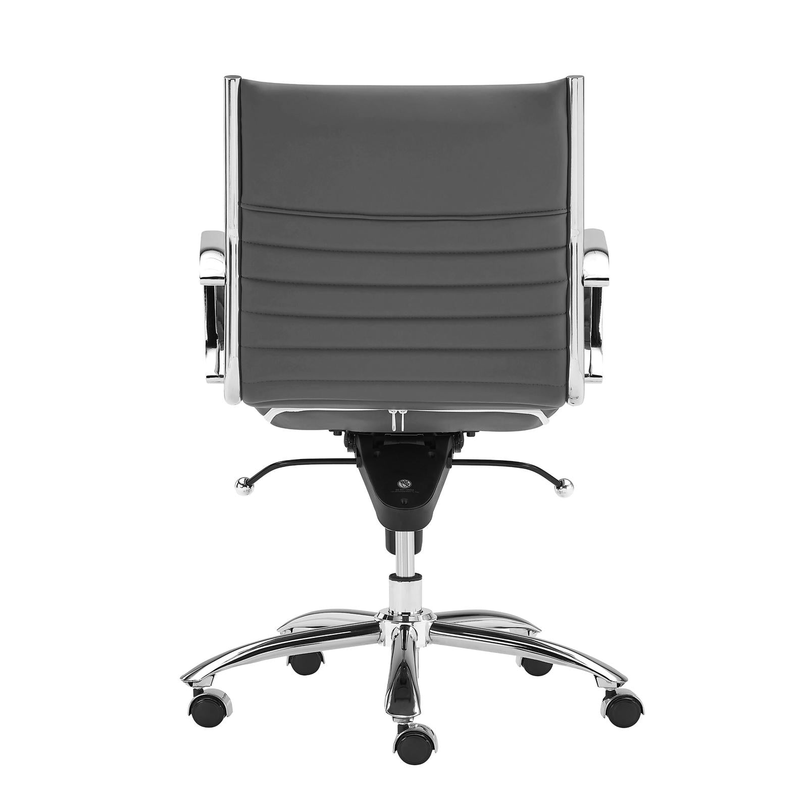 Euro Style Dirk Low Back Office Chair in Leatherette