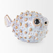 Mercana Spike Off-White Ceramic Puffer Fish