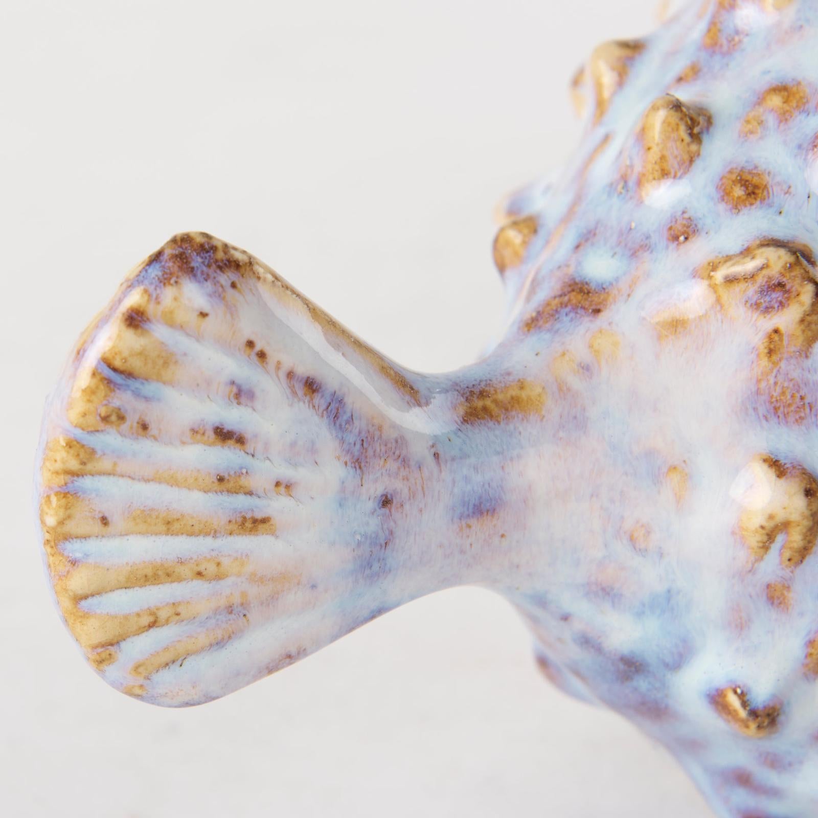 Mercana Spike Off-White Ceramic Puffer Fish