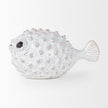 Mercana Spike Off-White Ceramic Puffer Fish
