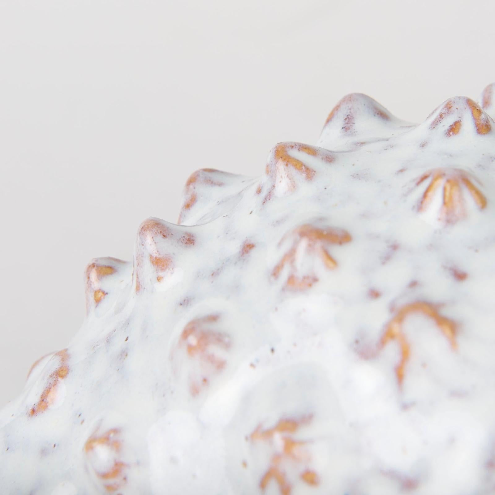 Mercana Spike Off-White Ceramic Puffer Fish