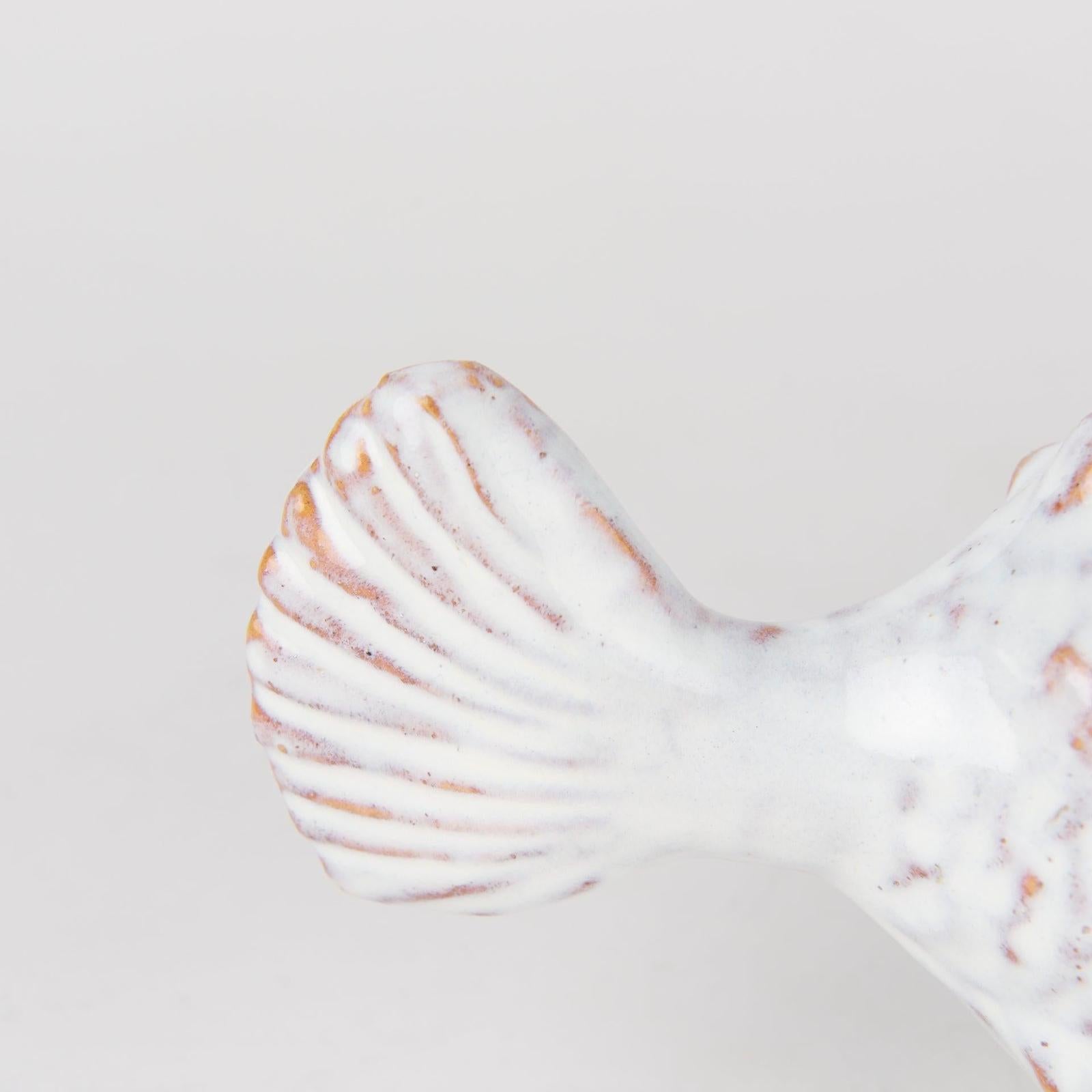 Mercana Spike Off-White Ceramic Puffer Fish