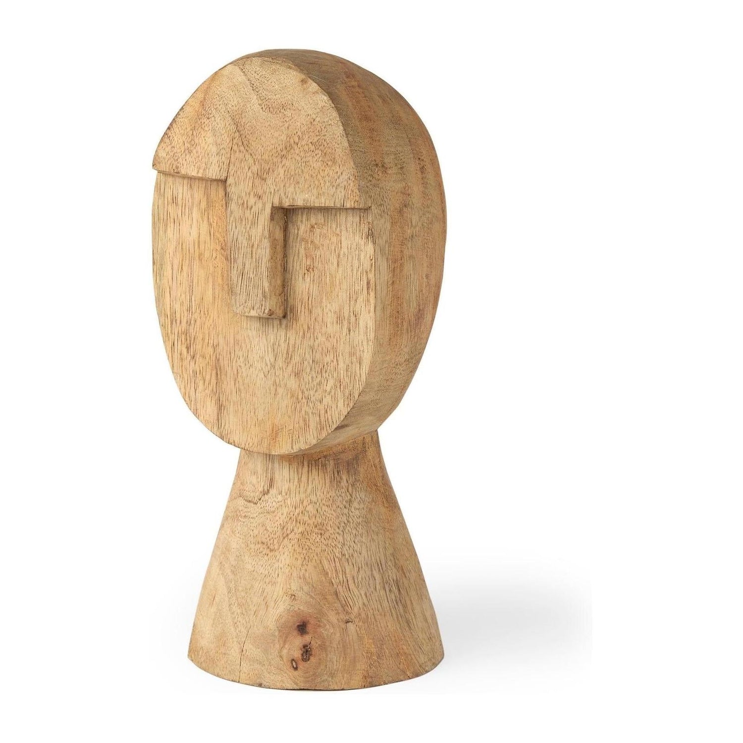 Mercana Ivan Wooden Head Sculpture